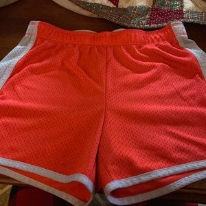 Orange Justice athletic shorts